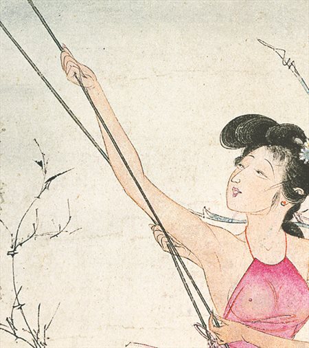 咸宁-胡也佛的仕女画和最知名的金瓶梅秘戏图